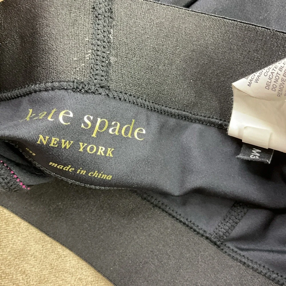 Kate Spade Colorblock Athletic Leggings Yoga‎ Workout Pants Womens Sz Medium
